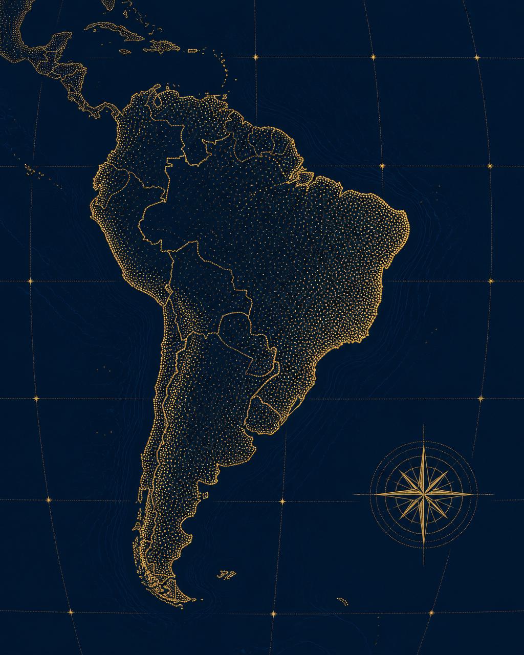 Map of Brazilian ports served by PRIME Vessel Supply